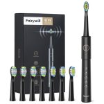 Sonic Electric Toothbrush with 8 Brush Heads-Walmart