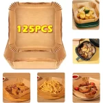 125 Pcs Air Fryer Disposable Paper Liner