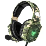 Noise Canceling Over Ear Gaming Headphones with Mic & LED Light