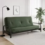 DHP Caden 6 Inch Futon Mattress with Tufted Cover and Recycled Polyester Fill