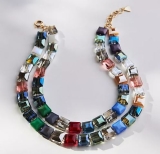 Multicolor Beaded Necklace, Anthropologie