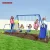 Metal Swing Set with Glide Ride, Trampoline, and Blow-Molded Slide
