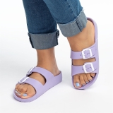 Jane-  Double Buckle Foam Sandals